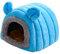 Koomuao Meerschweinchen Haus,Kleines Haustiernest,Chinchilla Kleines Haustierbett, Kuschelbett zum Kuscheln Schlafsack für Kaninchen Welpen Haustierhöhle Nest Kissen (Grün)