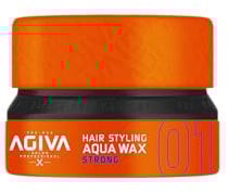 Agiva Hair Styling Aqua Wax Strong 01 - Orange 155ML | Haarwachs | Haarwax Männer | Super Starker Halt | Barbershop Styling