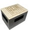 bierkasten-sitz Outdoor Hocker, Sitzauflage aus Holz für Getränkekisten mit individuellem Motiv/Logo gelasert passend für 20-er Kasten (40 x 30 cm)
