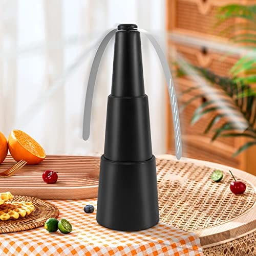 Muross Fly Fans for Table Fly Repellent Outdoor Portable Fly Repellent Fan with Hanging Hook Stretchable Battery Powered Fly Spinner with Soft Blades Keep Flies Away for Outdoor Indoor Meal Party BBQ