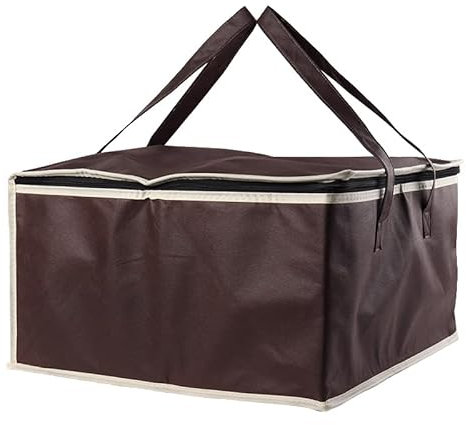 SBOJI Pizza Lieferbox,Pizza Liefertasche Lebensmittel-Pizza-Lieferung, isolierte Tasche, wasserdicht, Campingwärmer, kalte Thermotasche, 44 x 44 x 25 cm, Wärme- und Kälteisolierung