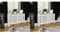 Homgoday Radiator Covers 2 pcs White MDF 152 cm, Radiator Cover Grill Shelf Cabinet, Heater Covers Modern Radiators Shelf, Hallway Decorative Wall Cabinets for Living Room