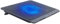 MSCHENZW Tapis de Refroidissement pour Ordinateur Portable avec Grand Ventilateur, Ventilateur pour Ordinateur Portable avec Port USB 2 en 1, LumièRe LED Bleue, Support RéGlable