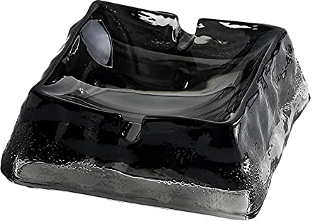 Aschenbecher Glas-Aschenbecher, Kristall-Aschenbecher-Halter for Zuhause, Büro, Tischdekoration, Geschenk-Aschenbecher, schöne Dekoration, Kunsthandwerk Drehaschenbecher