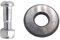 Rotelle per taglio piastrelle, 16 x 6 x 3 mm, in lega di metallo, ruota di ricambio con bullone per tagliapiastrelle manuale