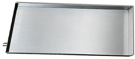 JSDQQG Bandeja de Goteo de Acero Inoxidable 304,Bandeja de Drenaje de la Unidad Exterior del Aire Acondicionado, Bandeja de Goteo para Lavadora Multiusos con Desagüe,70x50CM/27''x19''