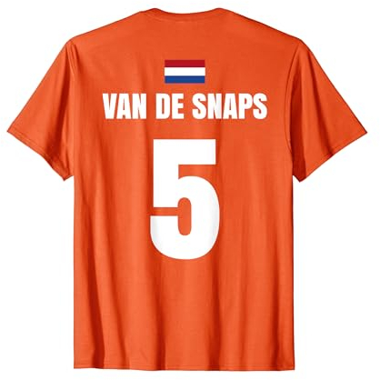 Van de Snaps Holland Niederlande Sauf Trikot Herren T-Shirt