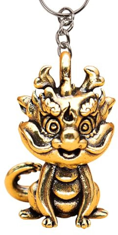 Porte-clés animaux en métal, breloque de sac Dragon de Chine,Pendentif dragon chinois | Accessoires de sac pour Porte-clés Dragon pour hommes, femmes, âges