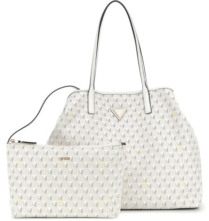 GUESS G Wave Large 2 In 1 Tote Bag L Stone Logo