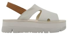 Camper Women's Oruga Up Peeptoe Sandals, Black, 8.5 UK
