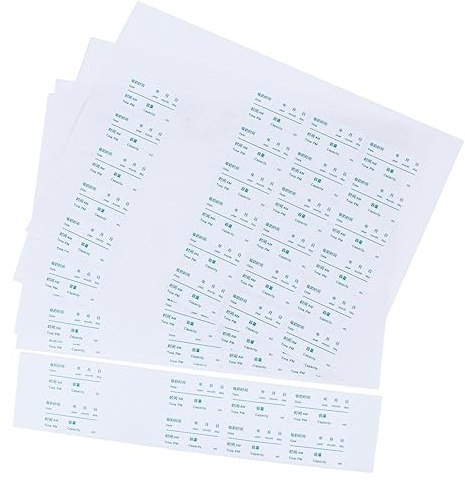 NUOBESTY 100pcs Breast Milk Collector Labels Date Sticker Milk Bottle Labels Easy Peel