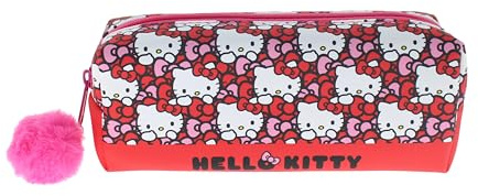 Blueprint Collections Hello Kitty Pencil Case | Cute Kawaii Pencil Case for Girls | Sanrio Stationery | Hello Kitty Gifts & School Supplies