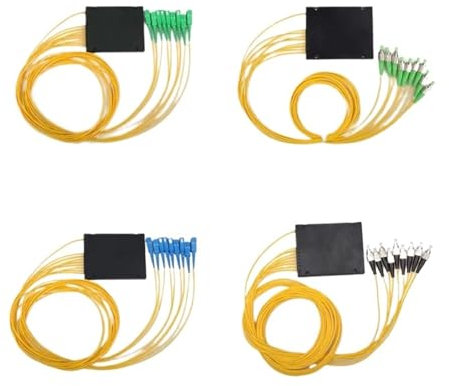 [1x8 FCA PLC Splitter Kassette FC/U Rund SC/A SC LC LC/A 1 * 8 FTTH Splitter Glasfaserbox](LC UPC)