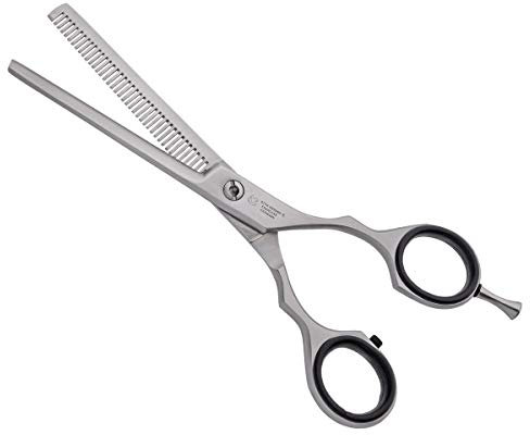 Otto Herder Manicure Effilierschere, Ausdünnschere 6 / 16,5 cm, aus rostfreiem Edelstahl, mit Haken und nachstellbarer Schraube, zum Haare ausdünnen