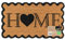 JVL Eco-Friendly Latex Backed Coir Entrance Doormat, 40x70cm - Scalloped Home