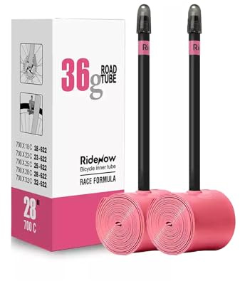 2er‑Pack TPU-Innenschläuche – Ultraleicht 700×18–32C & 32–47C Fahrradschläuche mit SV (Sclaverand/Presta-Ventil) 45/65/85mm – ideal für Rennrad & Gravel‑Bike