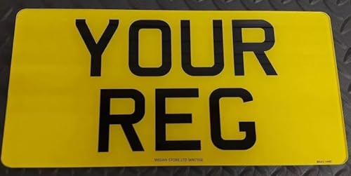 JAPANESE IMPORT Plate for Show, Sign, House Number (Yellow)