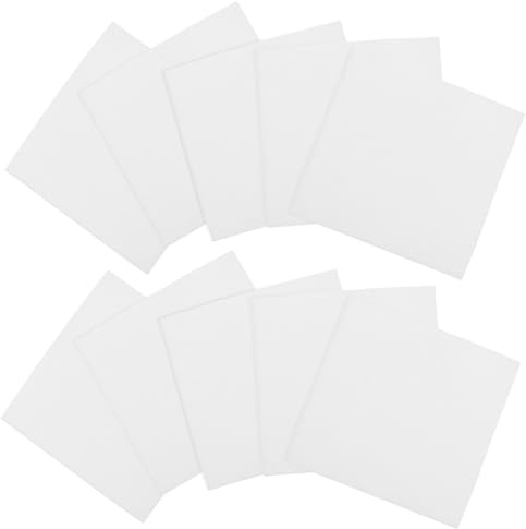 CLISPEED 50pcs Ceramic Fiber Kiln Paper Gasket High Temperature Insulation Fireproof for Microwave Kiln Pottery Oven Fusing Craft