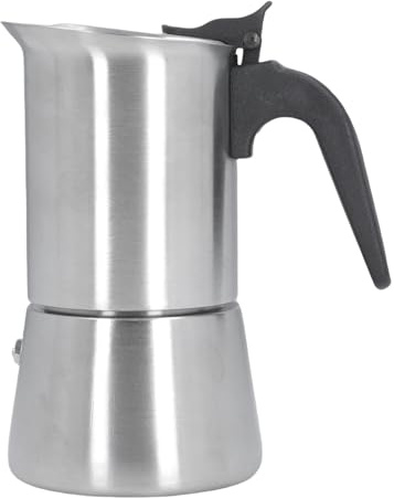 Gsycle Herd Kaffee maschine, 304 Edelstahl Espresso topf Küche Kaffeekanne zum Brauen Heizung Wasser Milch (200ML)