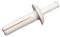 AP Products 013-140 Kunststoffnieten, 2,5 cm, Weiß, 25 Stück