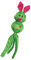 KONG – Wubba Friends Ballistic – Zerrspielzeug aus Nylon (verschiedene Figuren) – Für Sehr Große Hunde