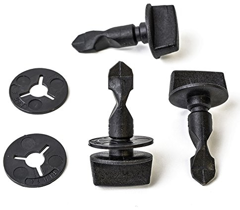 2x Befestigungs Clip Schrauben Bolzen + Scheibe| 6Q0807643 6N0129355