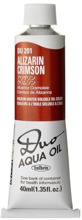 Holbein Duo Aqua Oil Alizarin Crimson (B) 40ml