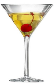 Bohemia Cristal Grand Gourmet - Vaso de cóctel (6 Piezas, en Caja de Regalo, Capacidad 150 mililitros, Talla única)