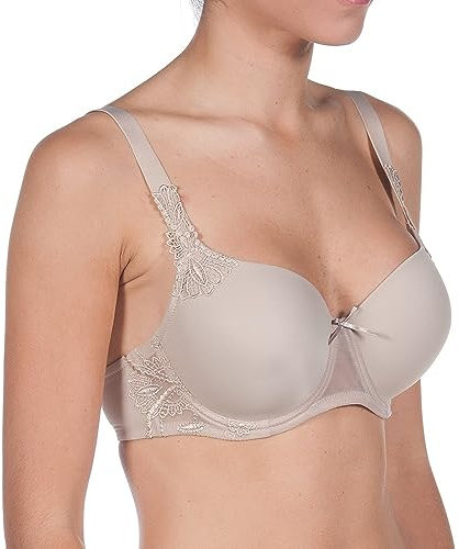 Selene - Sujetador Alicia De Releno Con Aros, color tierra, talla 90C