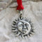 Trilogy Jewelry Weihnachtsdekoration aus Zinn, Sonnen- und Mondgesicht
