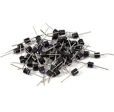50Pcs 10A10 Spannung Axial Gleichrichter Diode Set, Gleichrichterdiode 10A 1000V
