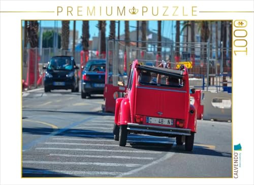CALVENDO Puzzle EIN Motiv aus dem Kalender Citroën 2CV - die Ente | 1000 Teile Lege-Größe 64 x 48 cm Foto-Puzzle für glückliche Stunden