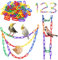 3 Stück Push Pop Pop Bubble, Sensory Fidget Toy für Autismus, spezielle Bedürfnisse, Stressabbau, Silikon, Spielzeug für Kinder und Erwachsene-Kauspielzeug für Hunde