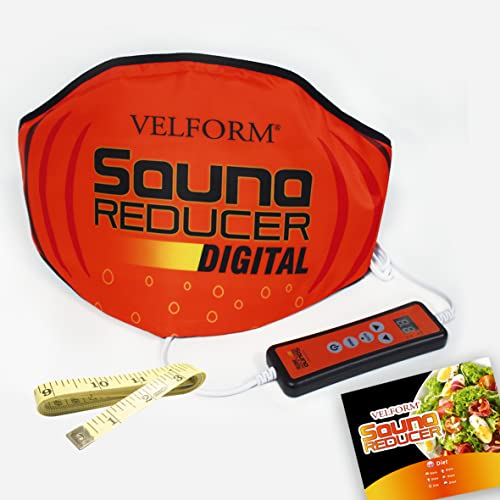 BEST DIRECT Sauna Reducer Digital Original comme vu à la TV, Réducteur de Graisse Corps Mince pour la Taille Abdos Estomac Plus Mince Ceintures Gilet Utiliser à la Maison Facile et Rapide