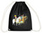 Spreadshirt Bibi Und Tina Ausritt Mit Alexander Falkenstein Turnbeutel, One size, Schwarz