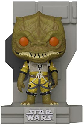 POP Deluxe: Star Wars Bounty Hunter Bossk Exclusive, Khaki, 3.75 inches