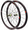 RUJIXU 700c Rennrad-Laufradsatz Rennrad Laufrad Doppelwandige Felgen 40mm 8-11 Geschwindigkeit Kassette Kohlefaser-Nabe Schnellspannrad Felgenbremse 1900g (Color : Green hub, Size : 700C)