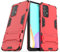 Max Power Digital Funda para móvil Samsung Galaxy A52 / A52s 5G con Soporte - Carcasa Híbrida Antigolpes Resistente Rígida Dura Antichoque (Samsung Galaxy A52, Rojo)