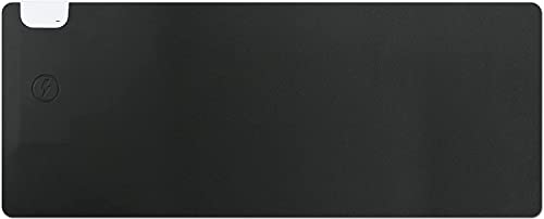 KINGFOM XXL Mauspad, PU Leder Schreibtischunterlage Schreibunterlage, 80 x 32 CM, Schwarz