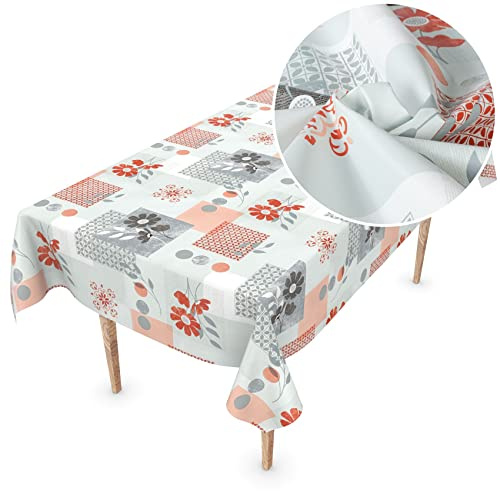 Wachstuchtischdecke Wachstischdecke Meterware Wachstuch abwaschbare Tischdecke PVC frei 100 x 137cm Schnittkante Lola