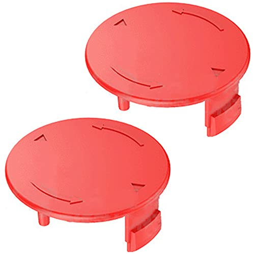 2 Stück Saitentrimmer Spulenkappe, Rasentrimmer Spulenabdeckung kompatibel mit Bosch Afs 23-37 Trimmerfaden Rasenmäher Ersatzteil für Bosch AFS 23-37 Schneidemaschine (Spulenkappe)