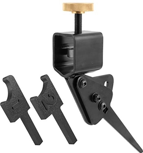 Pro Multi-Grind Sharpening Jig with Setup Blocks for Multiple Tool Grinds and Use with Sharpening Systems That Use Pocket V-Arm Attachments