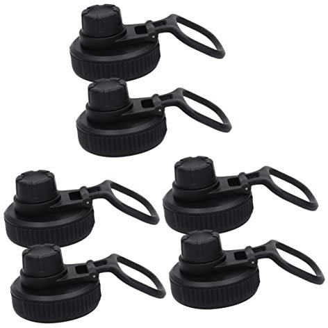 INOOMP 6 STK Sport-wasserflaschenverschluss Weithals-flaschenverschlüsse Abdeckungen Für Weithalsflaschen Auslaufsichere Flaschenausgießer Flaschen Ersatz Deckel Trinken Pp Breiter Mund