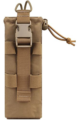 Tactical Military Prc 152 148 Radio Pouch, Molle Drop Down Quick Release Tactical Walkie Talkie Pouch For Airsoft Cs Game. (T)