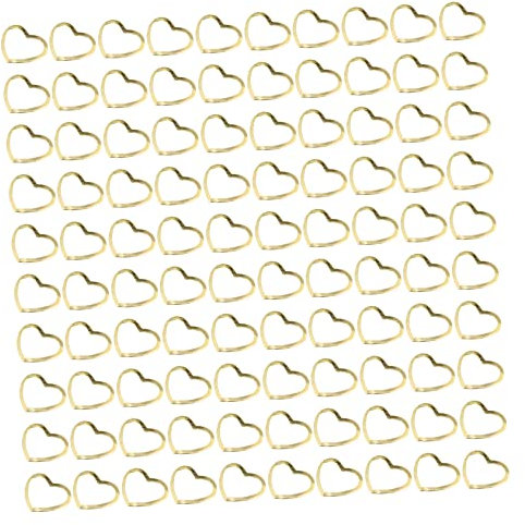 Mikinona 500pcs Metal Heart Nail Art Rivet Stickers for Diy Nail Designs for Home Use Beauty Salons for Beginners and