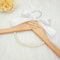 Personalisierte Braut-Kleiderbügel, Premium-weiße Holz-Kleiderbügel für Hochzeitskleid, Brautjungfernkleider, Brautparty, individueller Name, Hochzeitsgeschenk, Brautjungfern-Kleiderbügel (weiße