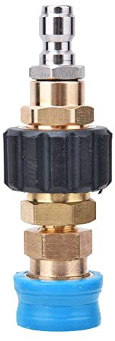 Adattatore per idropulitrice, M22 Maschio e Femmina Filettatura 1/4 Connettore Rapido, Raccordi per Tubo Scollegamento Rapido, Accoppiatori in Ottone Kit di Scollegamento Rapido per Karcher HD