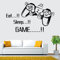 YEELIKE Wandtattoo Gamer Kinderzimmer Jugendzimmer Gamer Wandbild für Home Kunst Wandposter Schlafzimmer Deko Jugendliche Teenager Aufkleber Kinderzimmer Wohnkultur