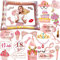 30 Stück 18. Geburtstag Deko Fotorequisiten, LMSHOWOWO Rosegold Aufblasbarer Bilderrahmen, 18 Geburtstag Foto Requisiten, Party Foto Booth Props, Geburtstag Fotobox Accessoires für Geburtstage Zubehör
