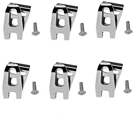 Belt Clip Replacement Hooks Clips, Electric Drill Belt Clip Tool Holder Belt Hook with Screws for 18V for LXT Cordless Drills for Impact Driver Power Tools-6 Set